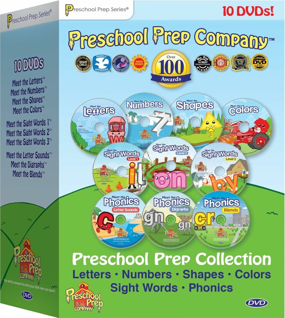 Preschool Prep Series Collection 10 DVD Boxed Set