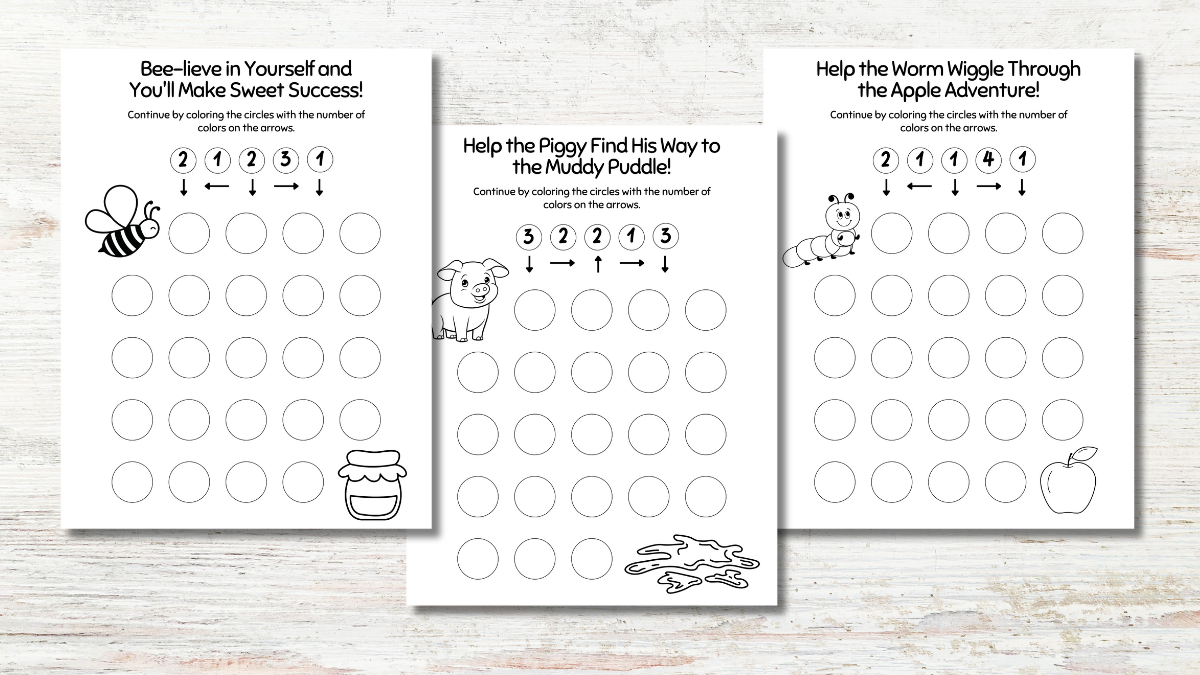 Free Printable Number Maze Worksheets