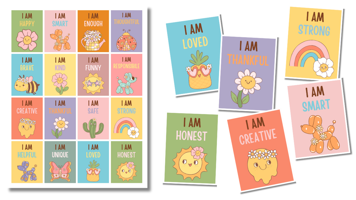 Free Printable Positive Affirmations For Preschoolers