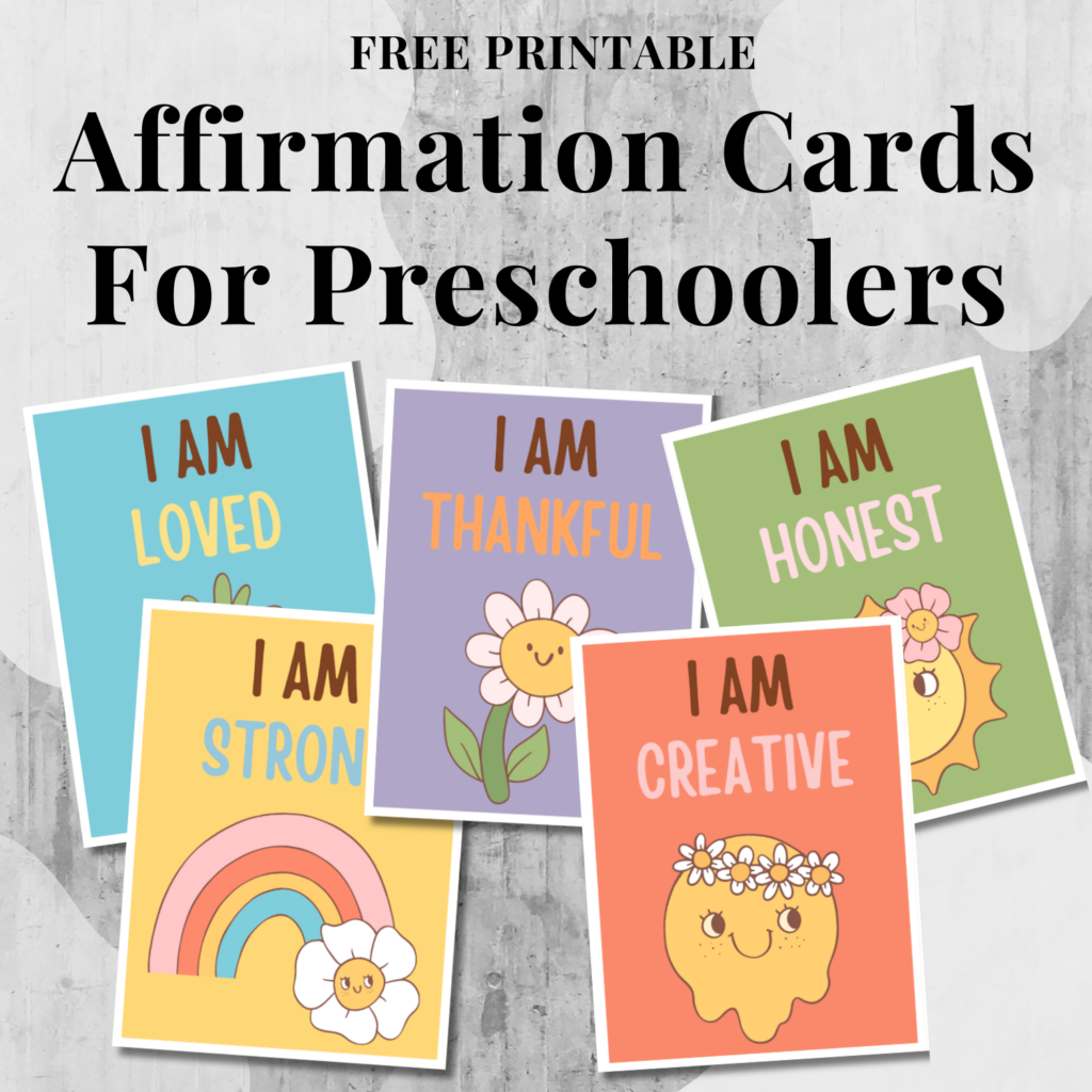 Free Printable Positive Affirmations For Preschoolers