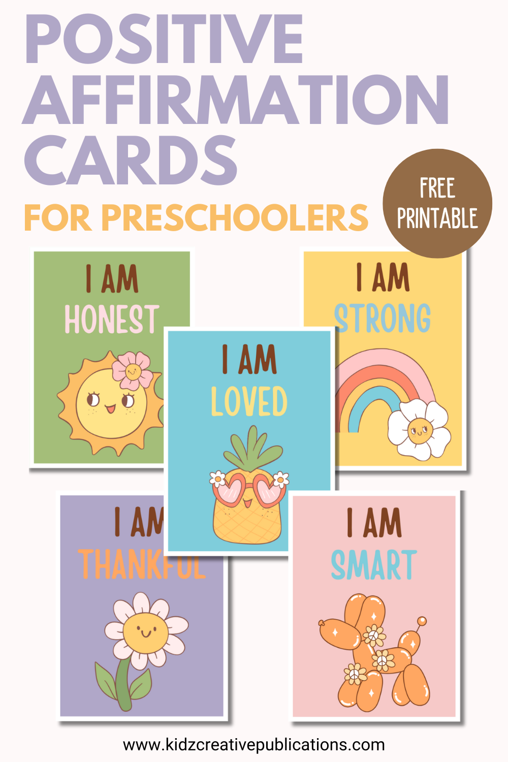 Free Printable Positive Affirmations For Preschoolers