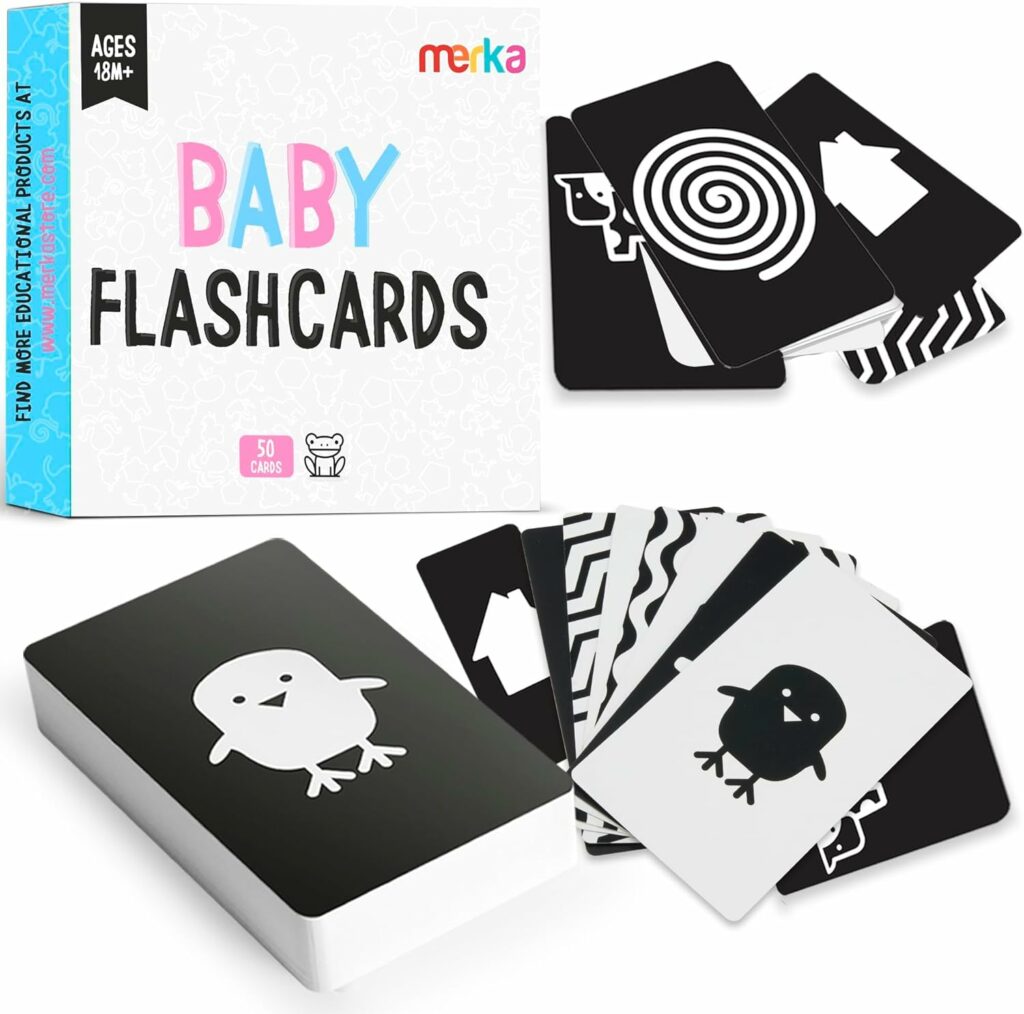 High Contrast Black & White Baby Flashcards