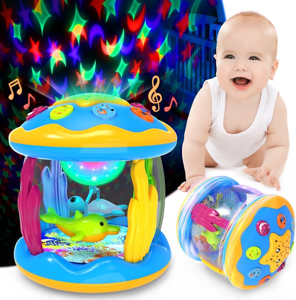 Musical Projector Rotating Light Up Toy