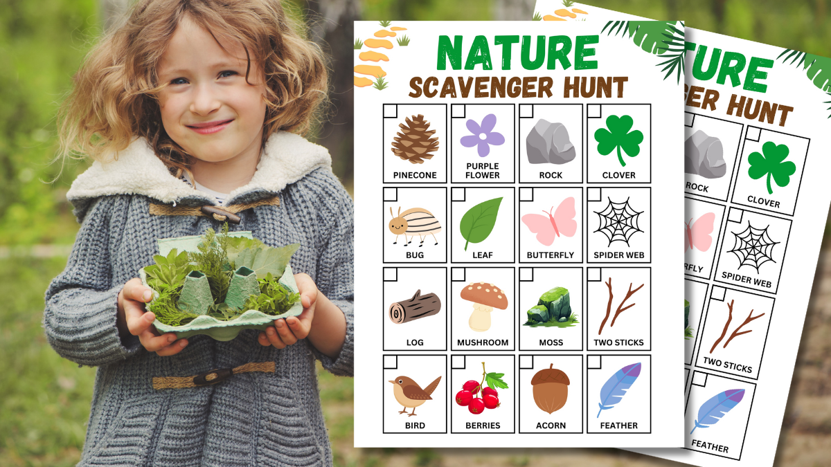 Free Printable Nature Scavenger Hunt Activity