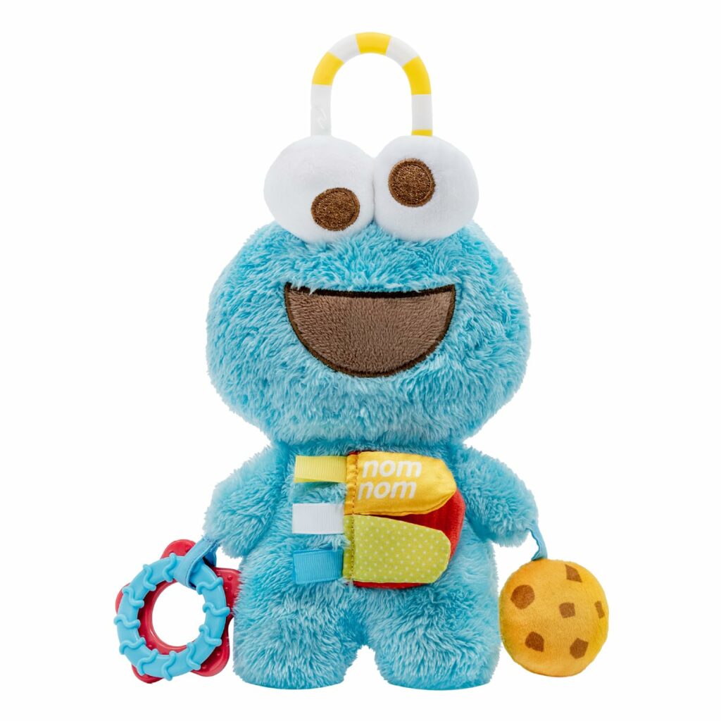 Sesame Street Cookie Monster Activity Toy with Teething Rings